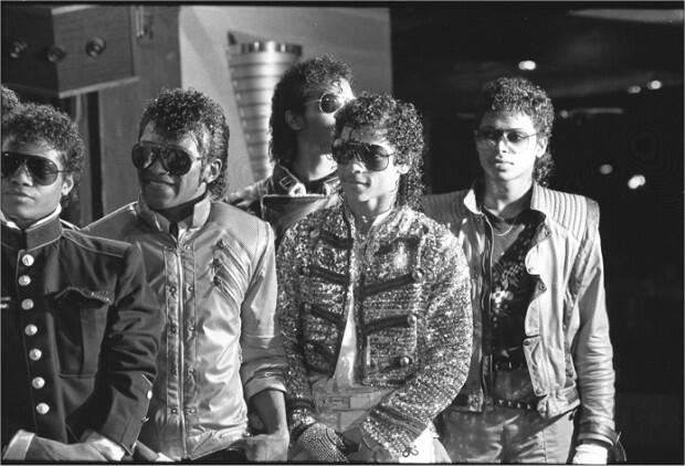 Contestants in a Michael Jackson look-alike competition, 1984 