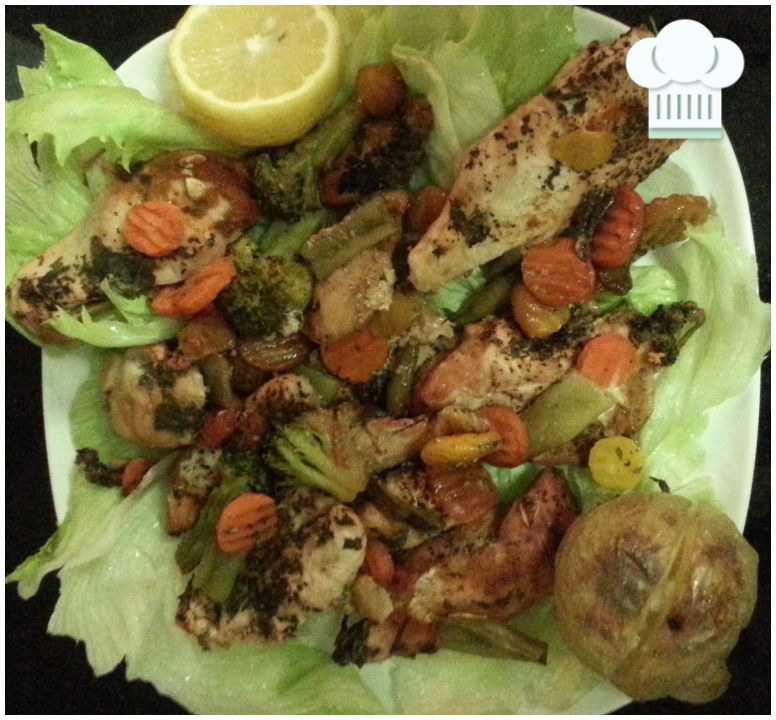 My Roasted Chicken & Vegetables Secret Recipe :)