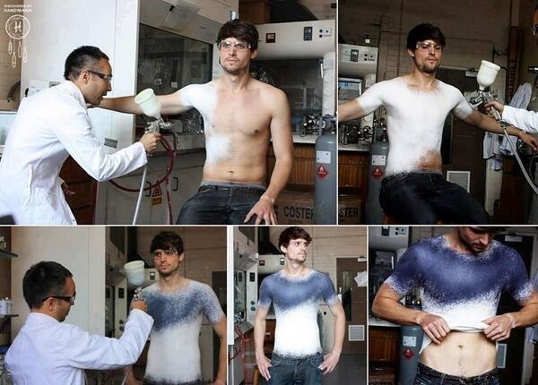 Design it; Spray it, Wear it, Remove it #Fashion