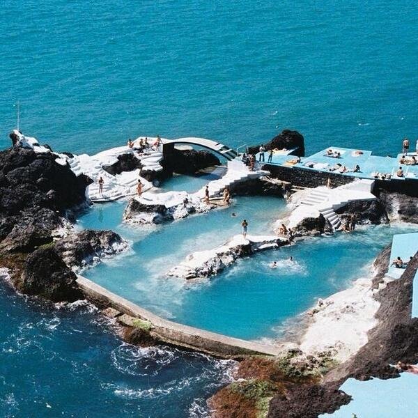 Lava pool in Maderia, Portugal