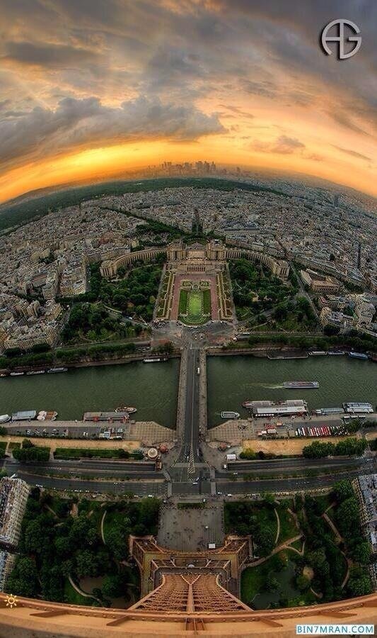 #غرد_بصورة Paris from the top of Eiffel 