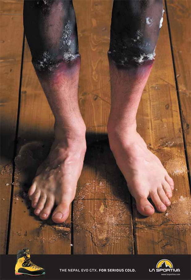 Super Print Ads for Major Shoe Brands