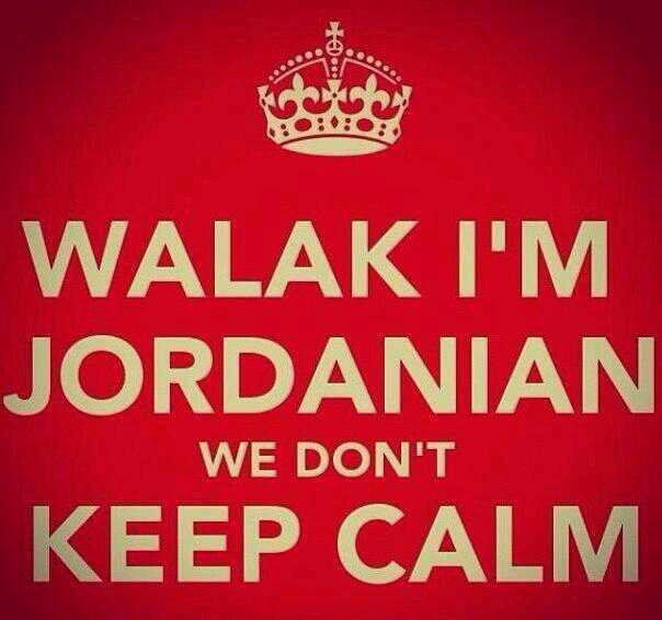 jordanian don't keep calm