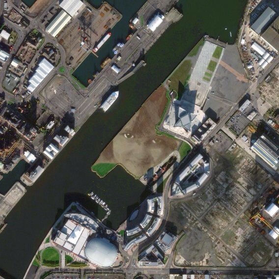 A large-scale art work, called \"Wish,\" seen in Belfast, the largest city in Northern Ireland