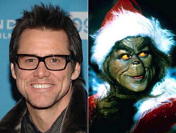 Amazing Celebrity Transformations In Hollywood JIM CARREY HOW THE GRINCH STOLE CHRISTMAS