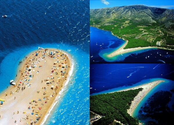 شاطئ جزيرة براك Beach Brac في كرواتيا