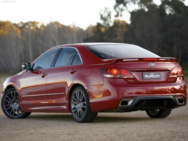 #toyota #aurion #sedan #red #car #back