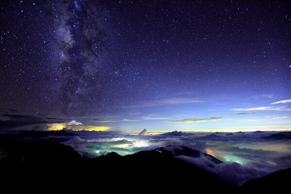 An evening in the Andes...