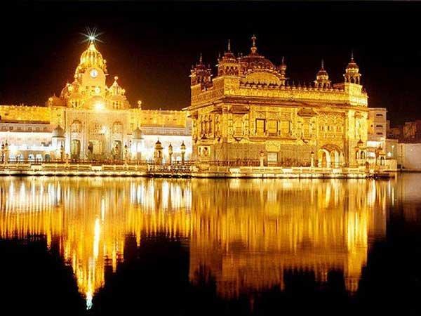 The golden temple at Amritsar is an important place for worship for the sikhs #India