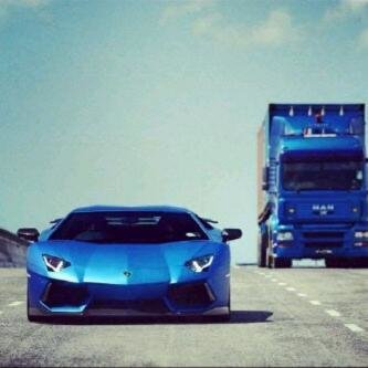#lamborghini #aventador #truck #road