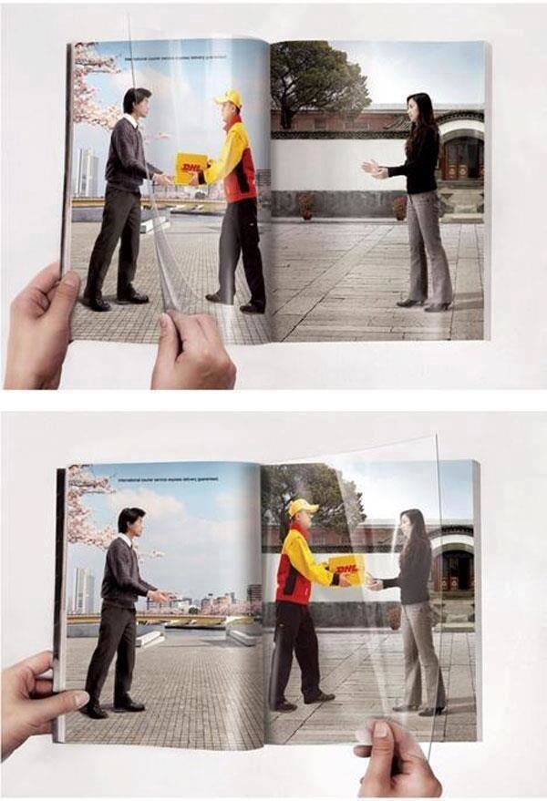 إعلان مميز لشركة التوصيل #DHL