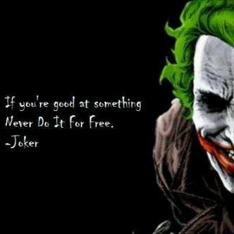 Joker says