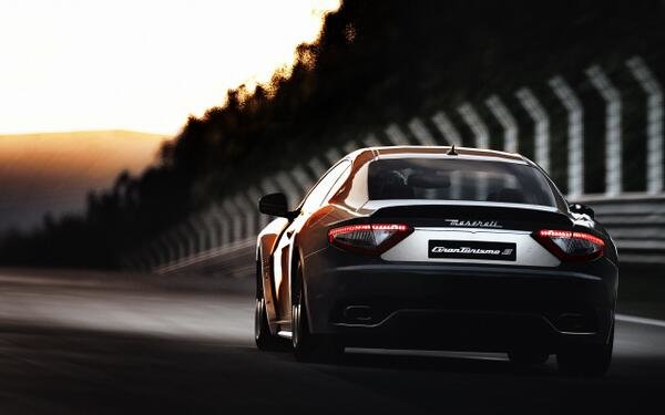 #maserati #granturismo #back #dark
