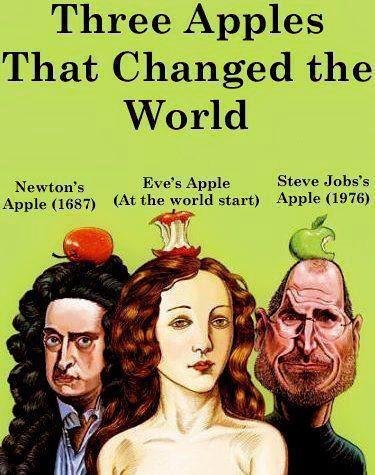 The three Apples that changed the world