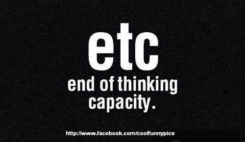 The real meaning of (etc)