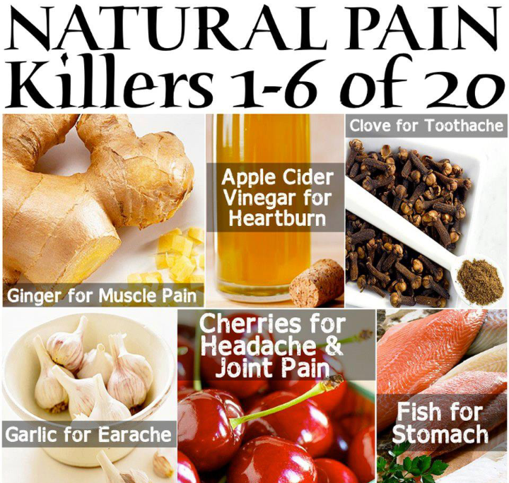 6 natural pain killers