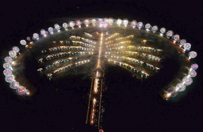 Dubai New Year fireworks plan