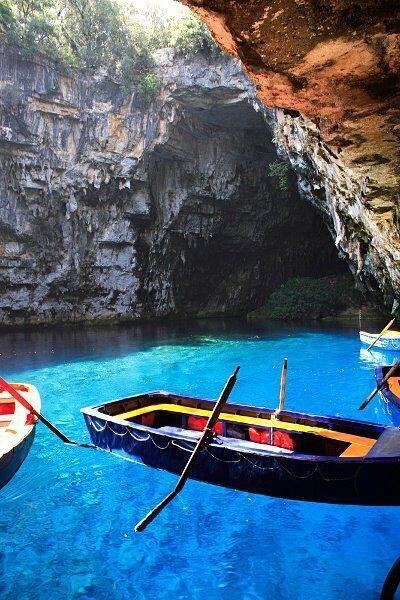 Melissani Cave, Kefalonia Island, Greece