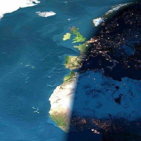 Earth at day&night