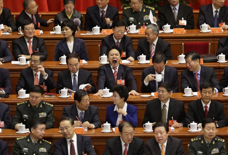 True Definition of Yawning 