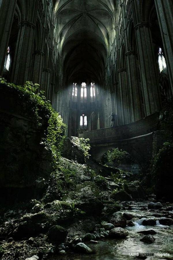 St.Etienne Abandoned Church in France