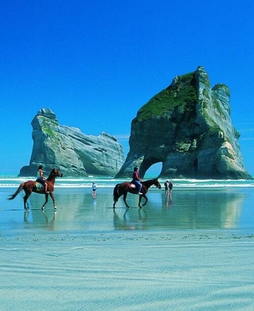 Ocean Spires, Golden Bay, New Zealand.