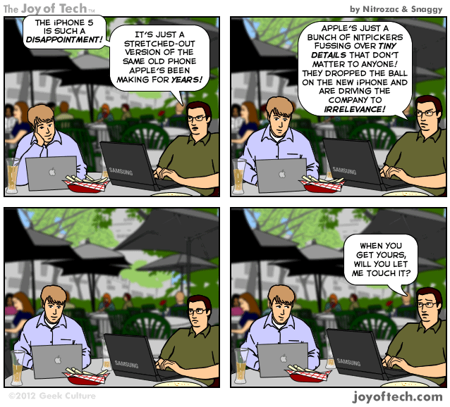 iPhone 5 is a disappointment! Joy of the tech