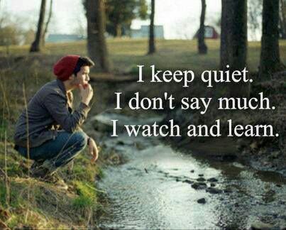 why some people are usually quiet