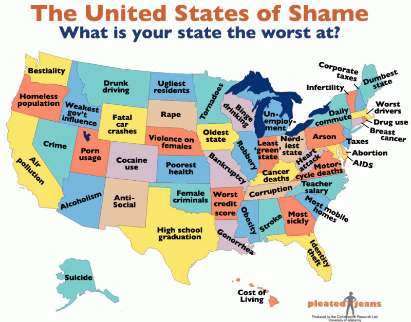 The United States of Shame #infographic