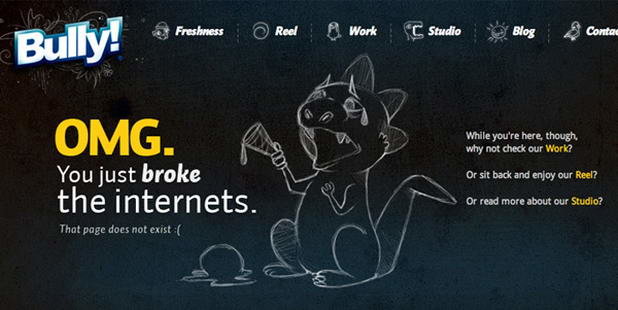  5 - 404 Error Pages Designs