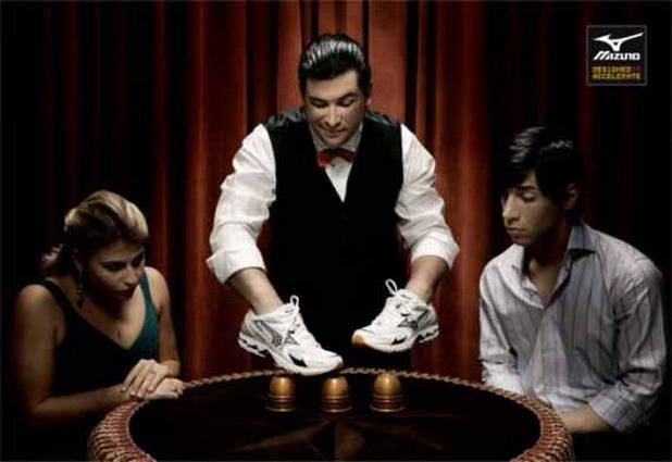 Super Print Ads for Major Shoe Brands