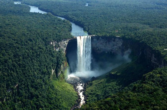 Kaieteur Falls located in central Essequibo Territory, Guyana