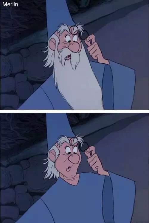 Merlin #Disney_characters without beards