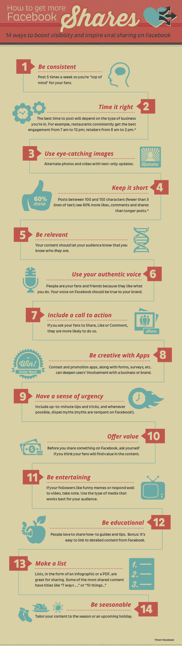 How to Get More #Facebook Likes #infographic