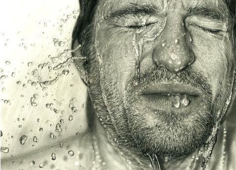 This is an actual pencil drawing