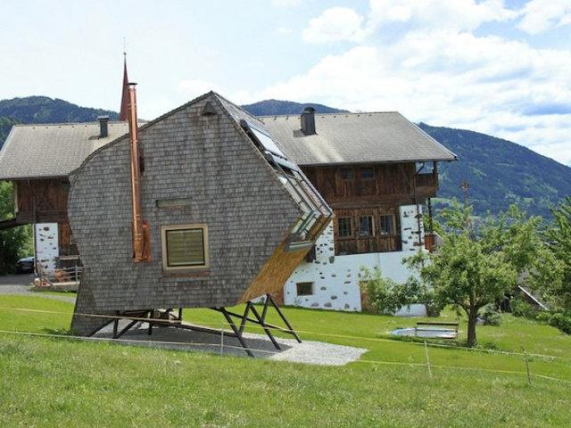 Small House Build In Austria By Peter Jungmann - architecture, design, art, interior