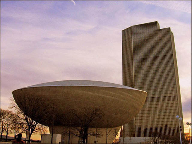 Amazing Buildings - The Egg (Empire State Plaza, Albany, New York, USA)
