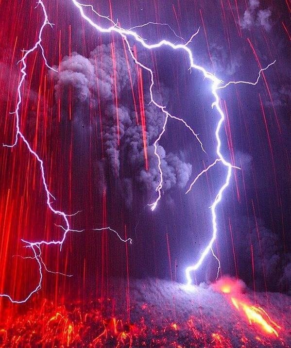 Volcanic Lightning