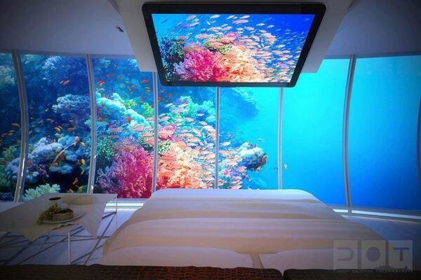 Under Water Room in Bora Bora