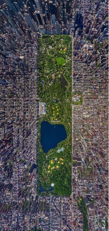 New York From Top - No Photoshop