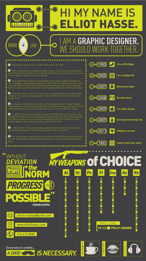 Creative Resumes #Infographic Style