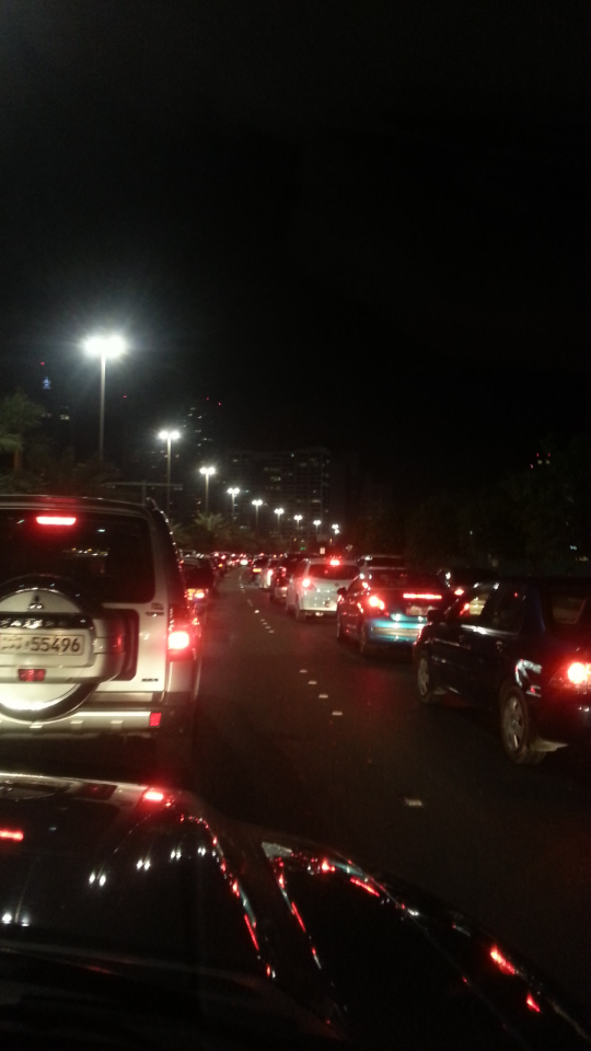 Traffic in #AbuDhabi