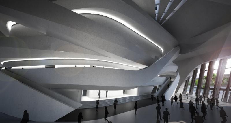 Rabat Grand Theatre by Zaha hadid - architecture, design, art, interior
