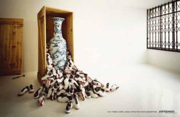 Super Print Ads for Major Shoe Brands