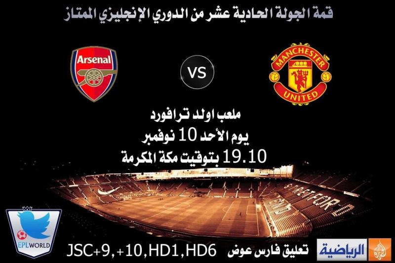 بطاقة قمة الجولة مانشستر يونايتد Vs ارسنال