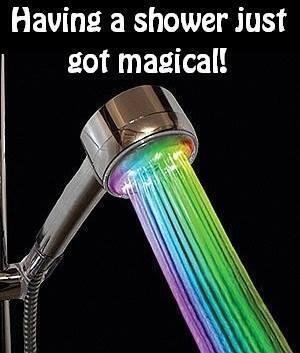Rainbow Shower Head!