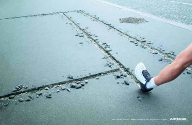 Super Print Ads for Major Shoe Brands