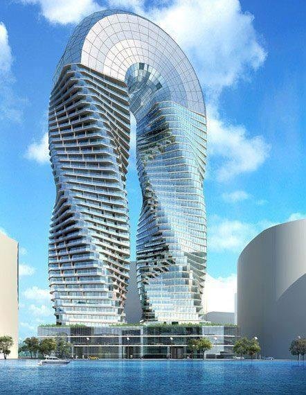 DNA Towers in AbuDhabi