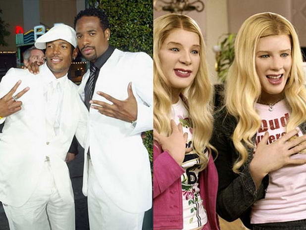 Amazing Celebrity Transformations In Hollywood MARLON AND SHAWN WAYANS WHITE CHICKS