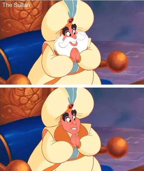 The Sultan #Disney_characters without beards